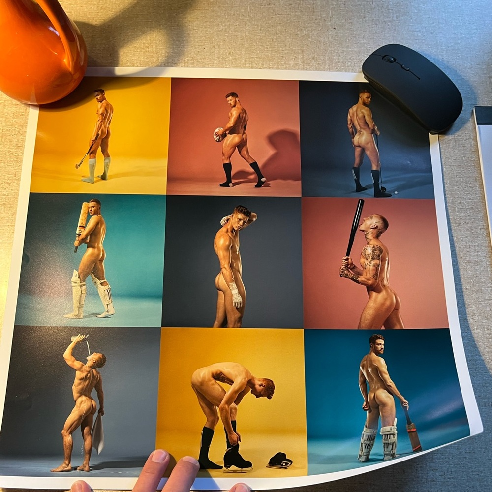 Male art print.